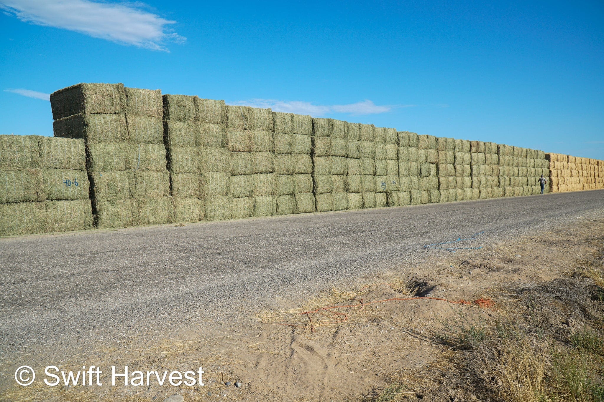 Martinez Farms Arizona Alfalfa Big Bale 40-6 Good/Premium AZ Big Bales CP 20 RFV 155 TDN 58 FACS 92/110