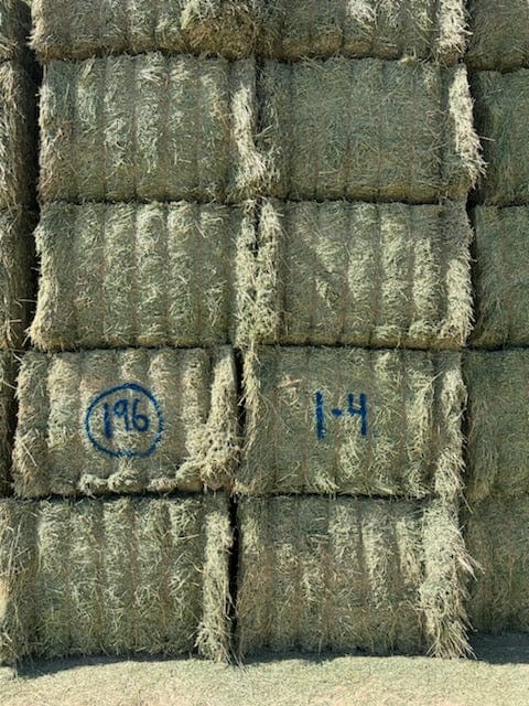 Martinez Farms Big Bale Alfalfa 1-4   Alfalfa Test Hay Big Bales