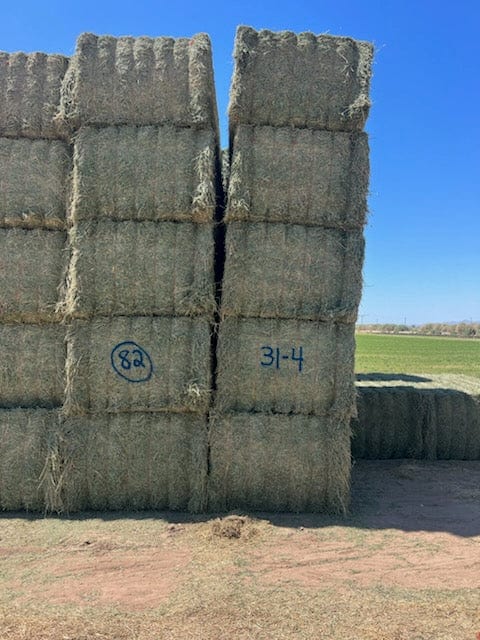 Martinez Farms Big Bale Alfalfa 18-4   Alfalfa Test Hay Big Bales