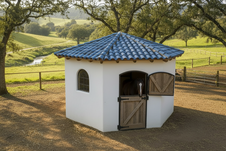 Hexagon Horse Stable