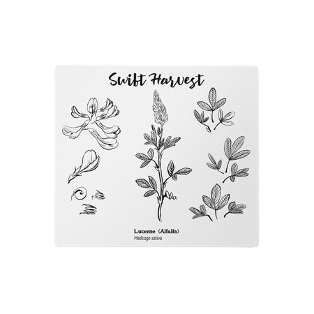 swiftharvest.net 18″×16″ Swift Harvest Alfalfa Plant Gaming mouse pad