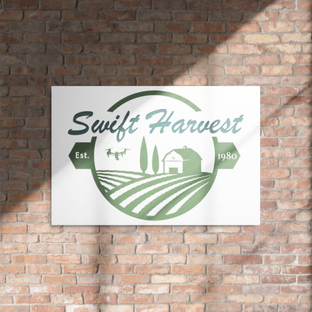 swiftharvest.net 24″×36″ Swift Harvest Logo Metal prints