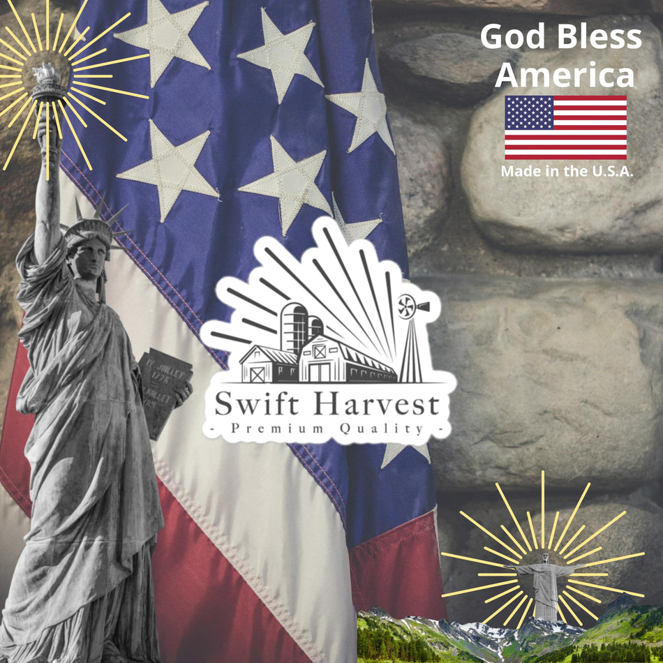 swiftharvest.net 3″×3″ Swift Harvest Sun Farm Bubble-free stickers