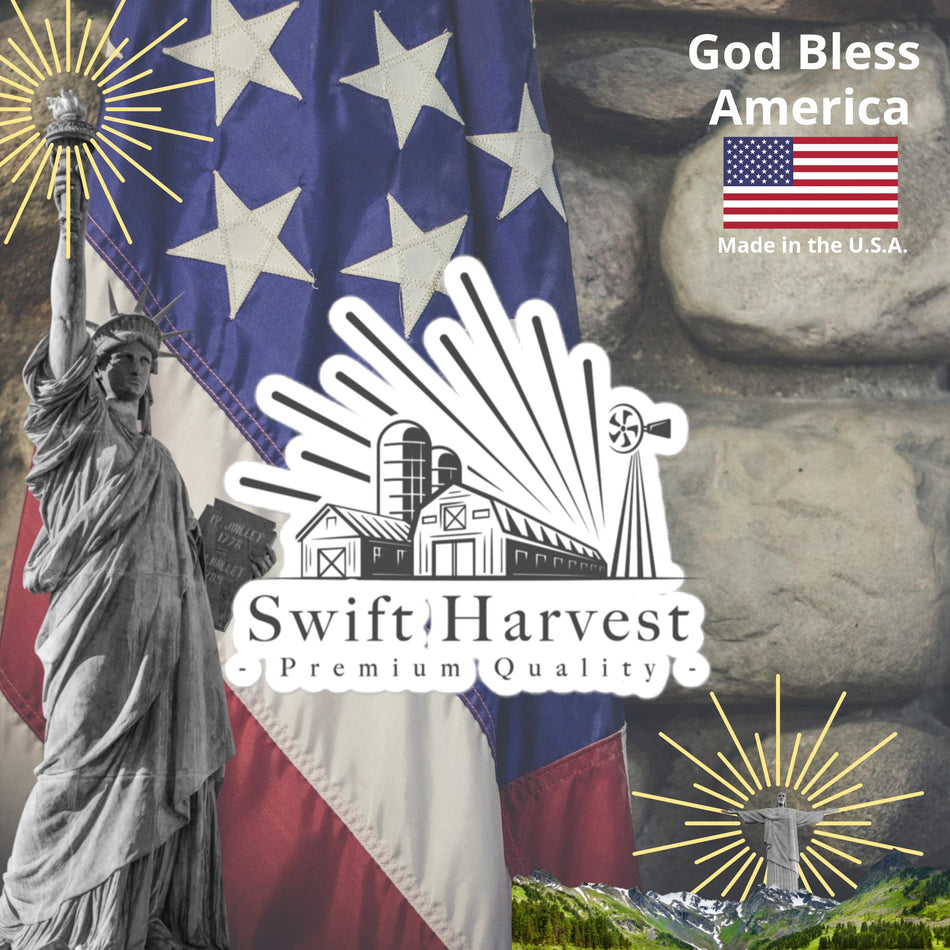 swiftharvest.net 4″×4″ Swift Harvest Sun Farm Bubble-free stickers