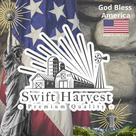 swiftharvest.net 5.5″×5.5″ Swift Harvest Sun Farm Bubble-free stickers