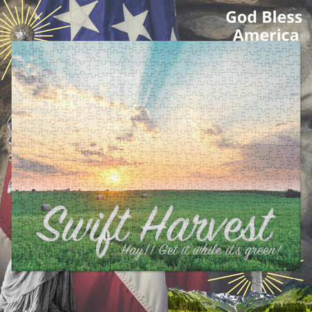 swiftharvest.net 520 pieces Hay!! Get it while it's Green! Jigsaw puzzle