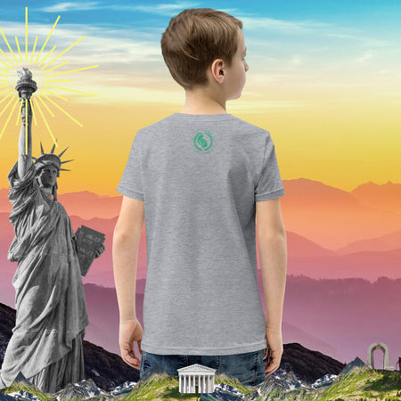 swiftharvest.net Athletic Heather / S Sunset Harvest Boys Youth Short Sleeve T-Shirt