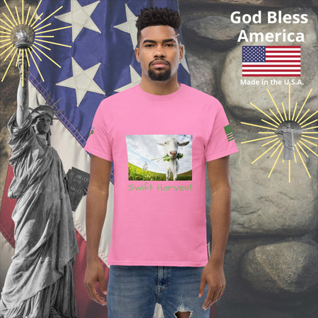 swiftharvest.net Azalea / S Swift Harvest Goat Men's classic tee