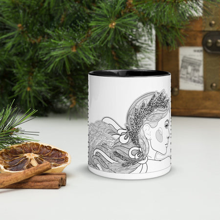 swiftharvest.net Black / 11 oz Harvest Goddess v1.4 Swift Harvest Mug with Color Inside