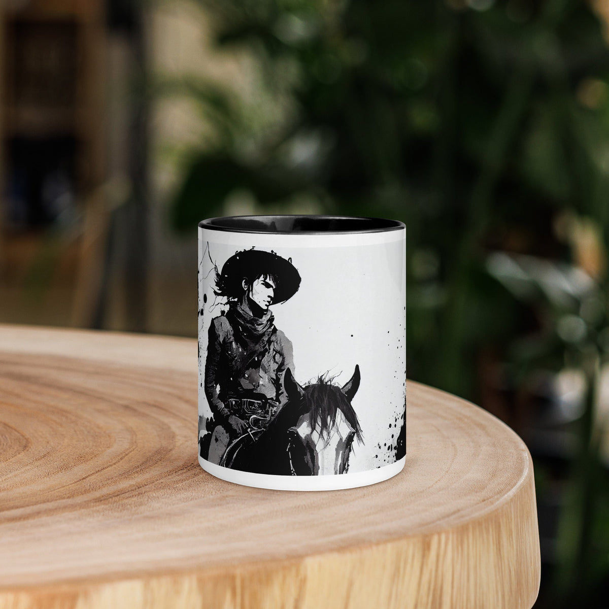 swiftharvest.net Black / 11 oz Swift Harvest Cowboy Mug with Color Inside