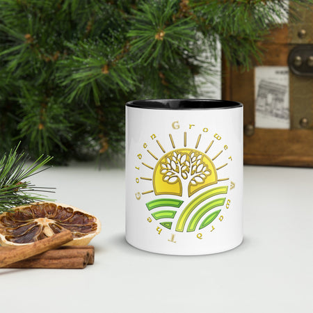 swiftharvest.net Black / 11 oz The Golden Grower Award Mug with Color Inside