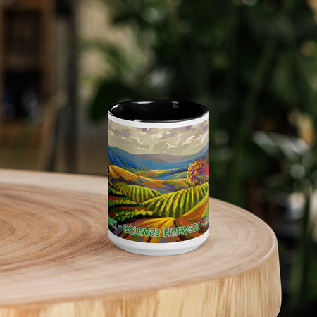 swiftharvest.net Black / 15 oz Farm Art Mug with Color Inside