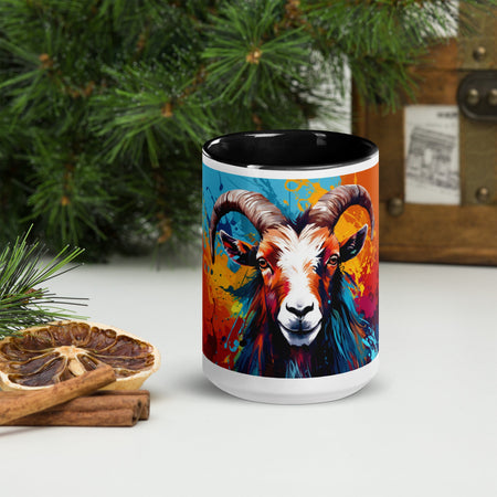 swiftharvest.net Black / 15 oz Its Goat Times, Hay Bro! You Goat Any Hay? Mug with Color Inside