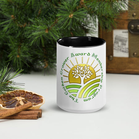 swiftharvest.net Black / 15 oz The Golden Grower Award Program Membership Mug with Color Inside