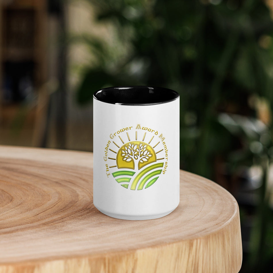 swiftharvest.net Black / 15 oz The Golden Grower Membership Mug with Color Inside