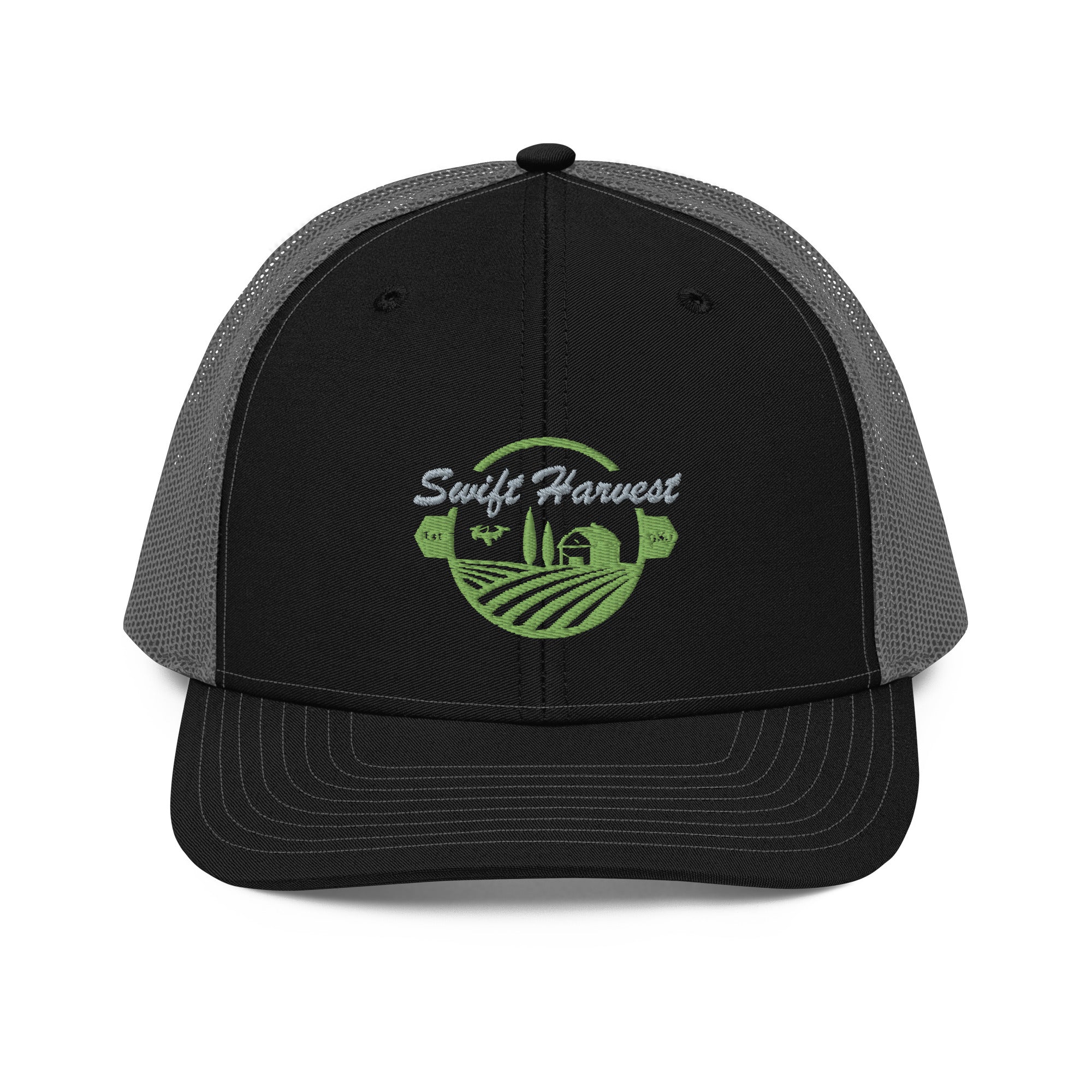 swiftharvest.net Black / Charcoal Swift Harvest Logo Trucker Cap