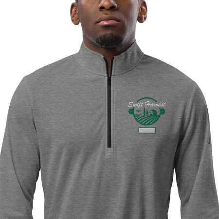 swiftharvest.net Black Heather / S FOCO1 Quarter zip pullover