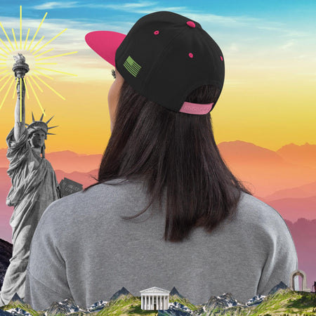 swiftharvest.net Black/ Neon Pink Swift Harvest Swather Snapback Hat