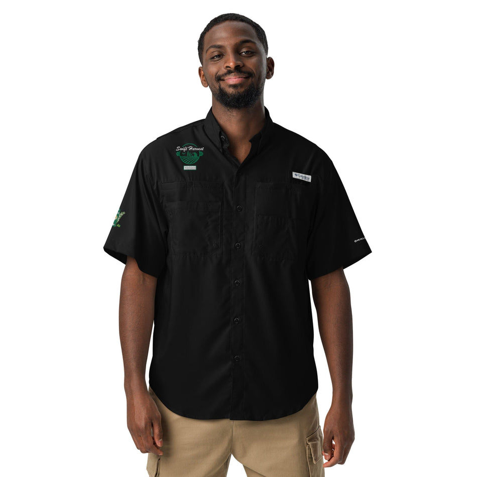 swiftharvest.net Black / S FOCO1 Men’s Columbia short sleeve button shirt