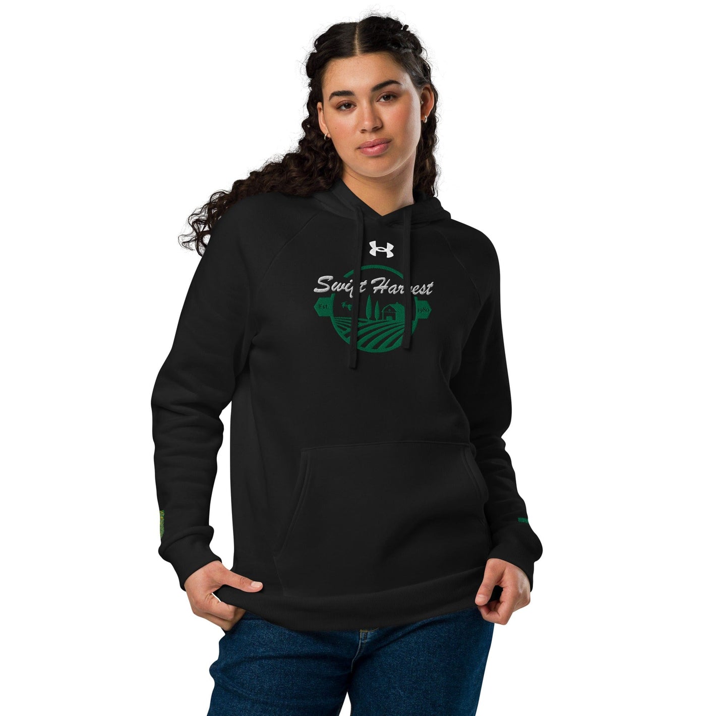 swiftharvest.net Black / S MASAS white lettering Under Armour® hoodie