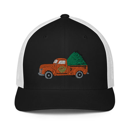 swiftharvest.net Black/White Swift Harvest Hay Truck Closed-back trucker cap