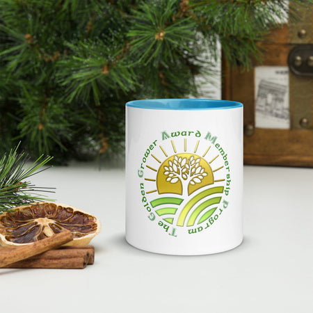 swiftharvest.net Blue / 11 oz The Golden Grower Award Program Membership Mug with Color Inside