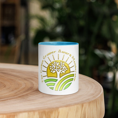 swiftharvest.net Blue / 11 oz The Golden Grower Membership Mug with Color Inside