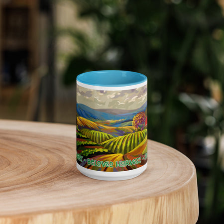 swiftharvest.net Blue / 15 oz Farm Art Mug with Color Inside