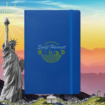 swiftharvest.net Blue Swift Harvest Hardcover bound notebook