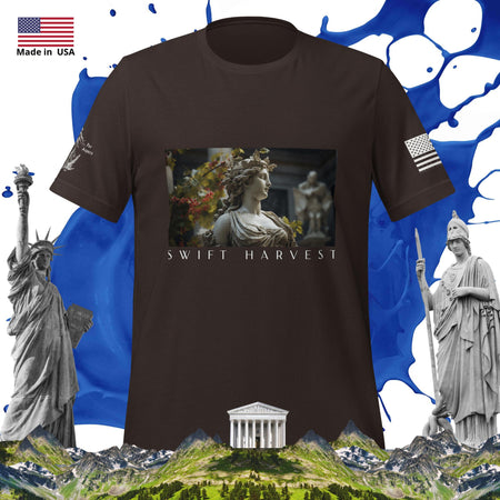 swiftharvest.net Brown / S Harvest Goddess Demeter V1.1 Unisex t-shirt