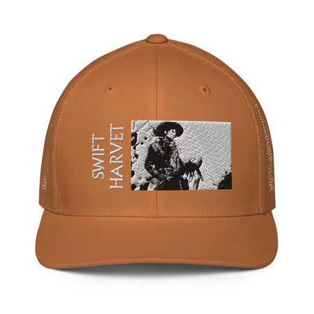 swiftharvest.net Caramel Swift Harvest Cowboy Closed-back trucker cap