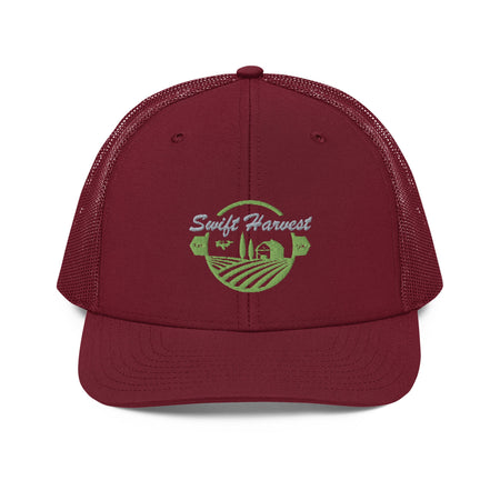 swiftharvest.net Cardinal Swift Harvest Logo Trucker Cap