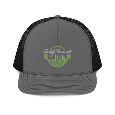 swiftharvest.net Charcoal/Black Swift Harvest Logo Trucker Cap