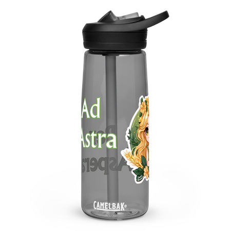 swiftharvest.net Charcoal Harvest Goddess Demeter Sports water bottle