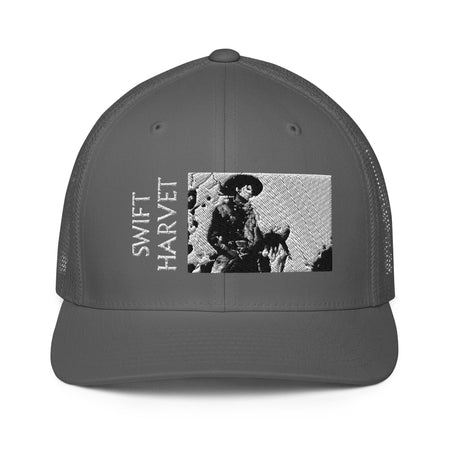 swiftharvest.net Charcoal Swift Harvest Cowboy Closed-back trucker cap