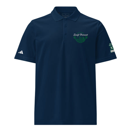 swiftharvest.net Collegiate Navy / S Foco1 White Lettering adidas sport polo