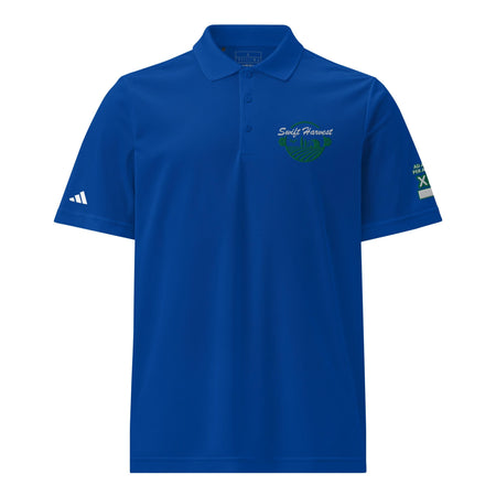 swiftharvest.net Collegiate Royal / S Foco1 White Lettering adidas sport polo