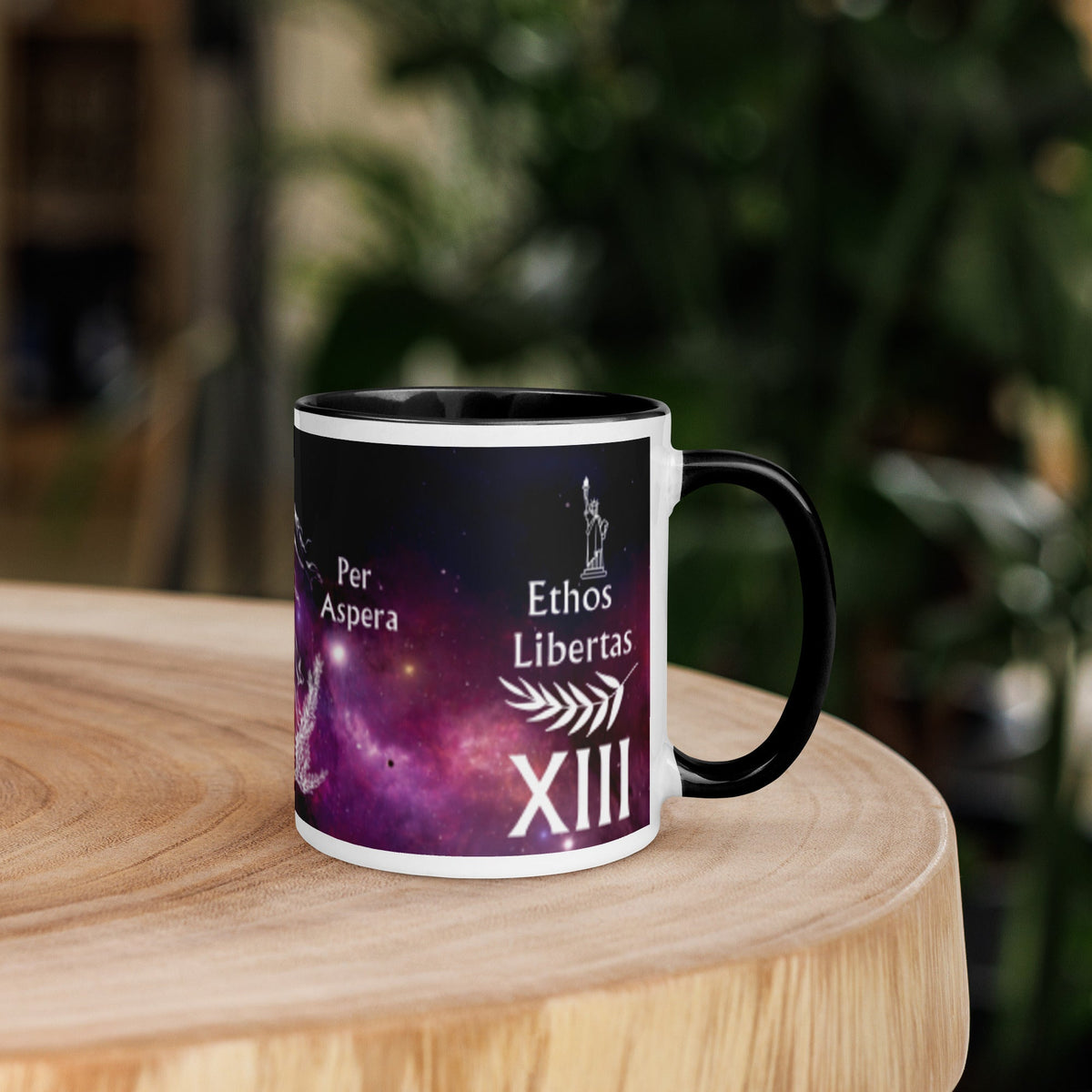 swiftharvest.net Cosmic Ad Astra Per Aspera Mug with Color Inside