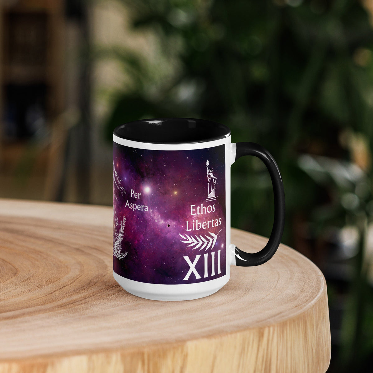 swiftharvest.net Cosmic Ad Astra Per Aspera Mug with Color Inside