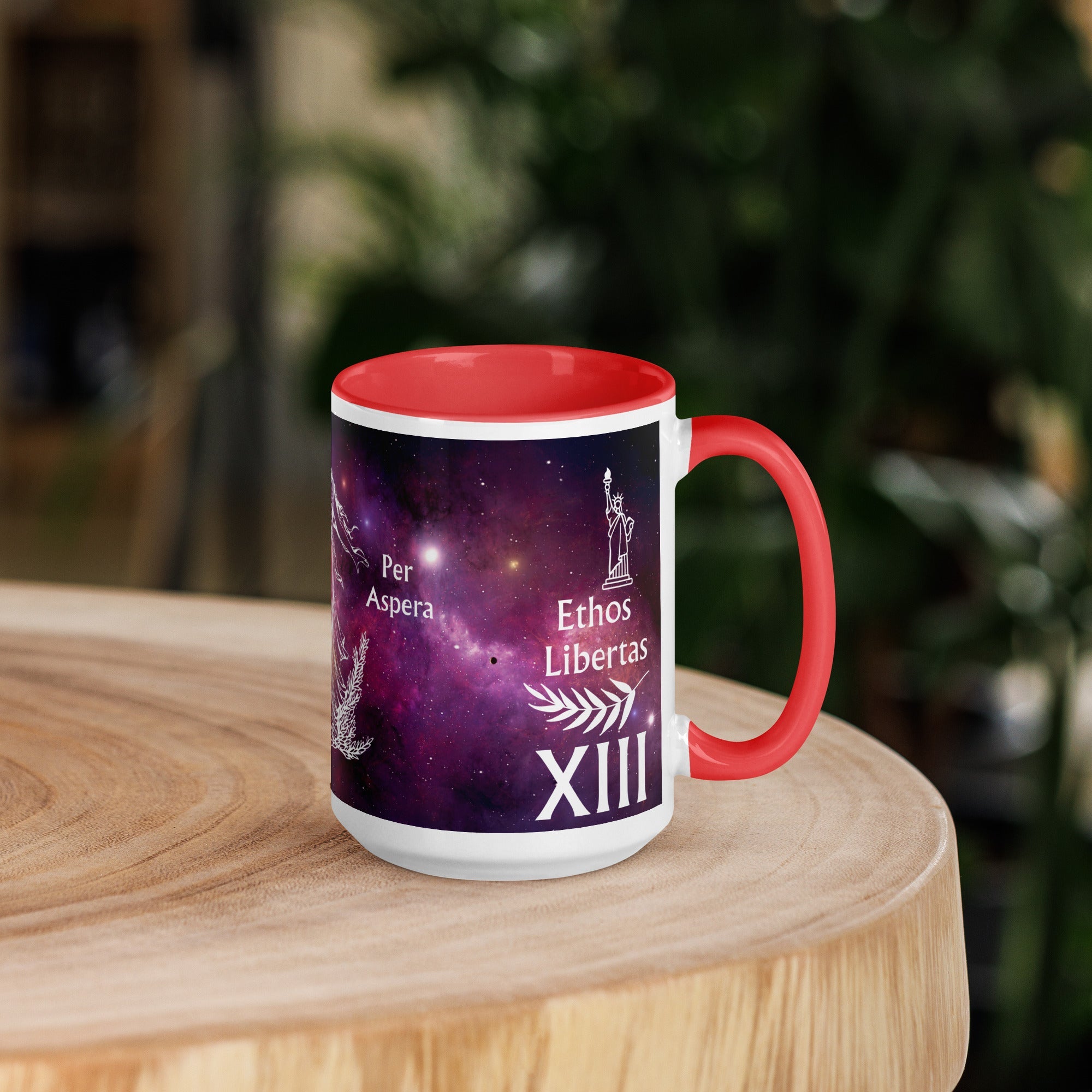 swiftharvest.net Cosmic Ad Astra Per Aspera Mug with Color Inside