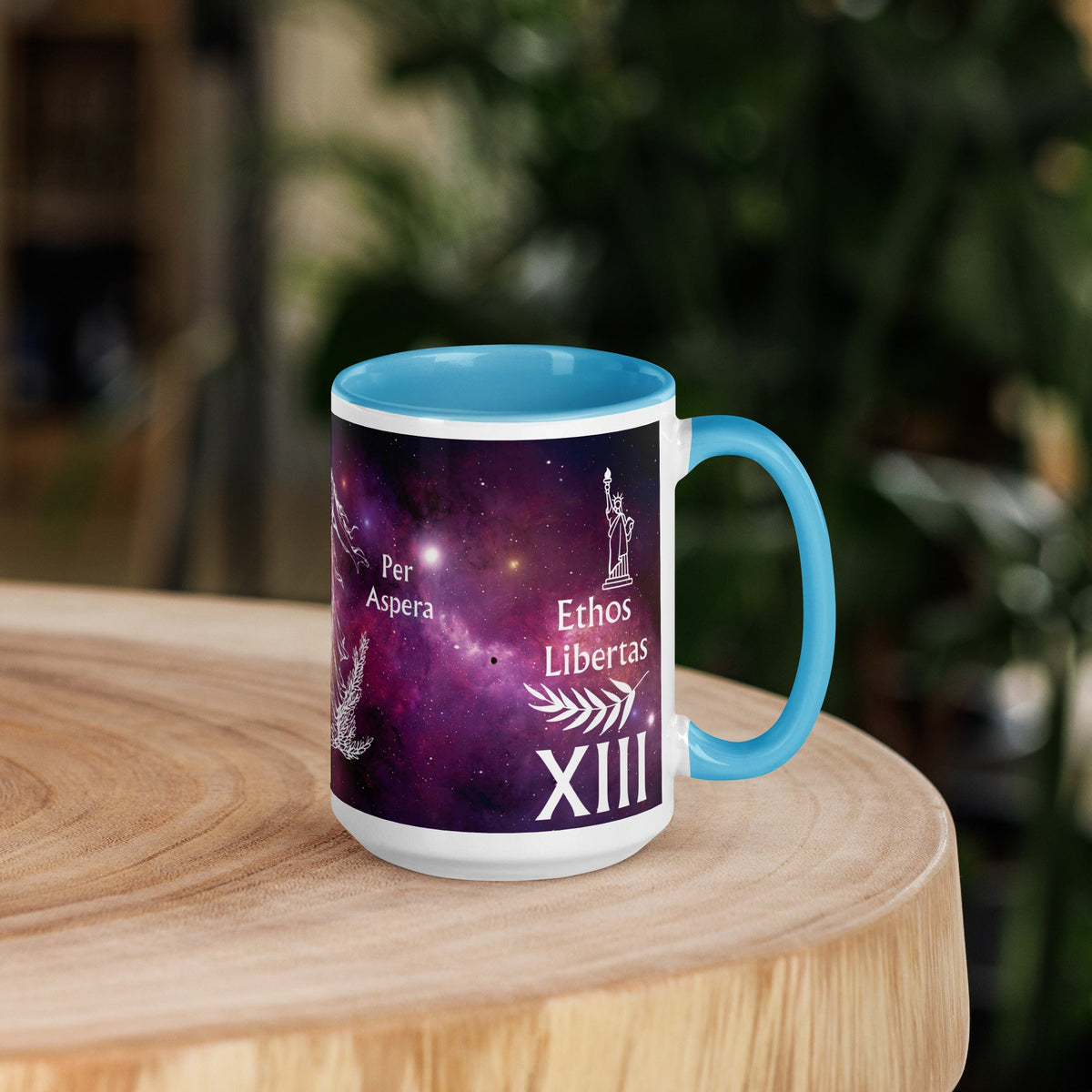 swiftharvest.net Cosmic Ad Astra Per Aspera Mug with Color Inside