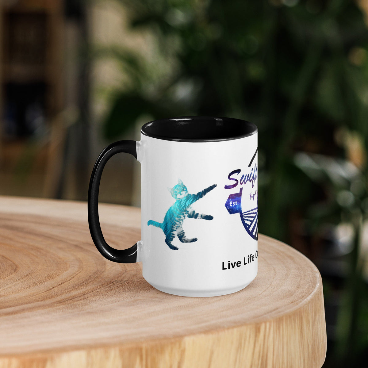 swiftharvest.net Cosmic Swift Harvest Mug with Color Inside