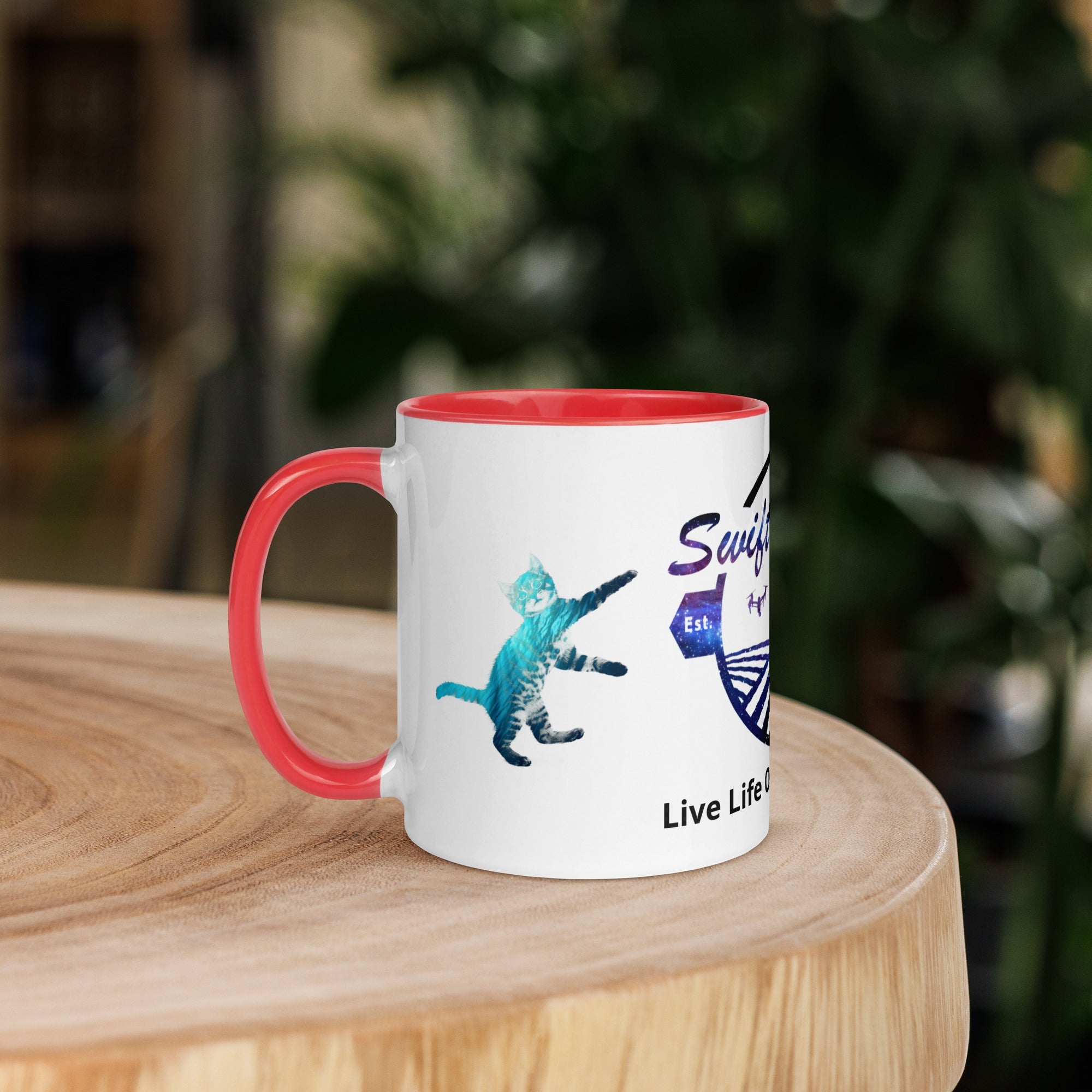 swiftharvest.net Cosmic Swift Harvest Mug with Color Inside