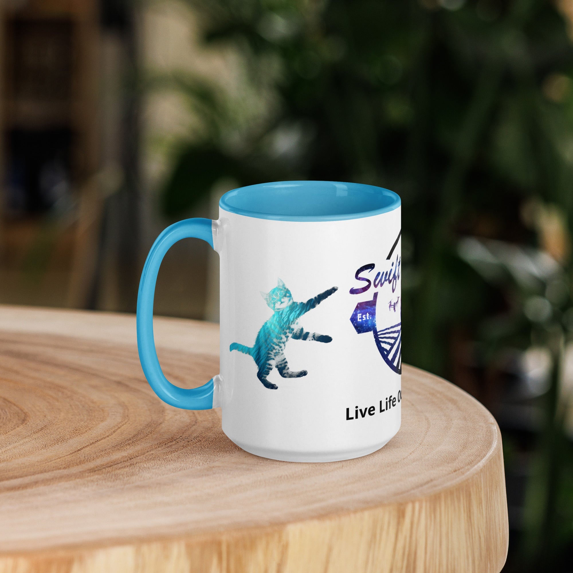 swiftharvest.net Cosmic Swift Harvest Mug with Color Inside