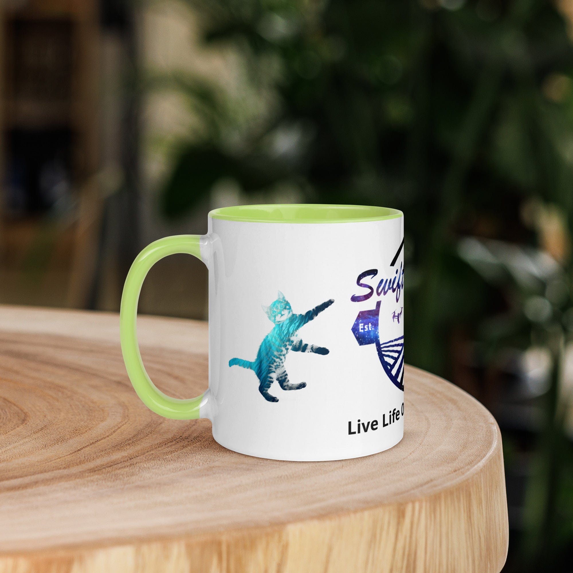 swiftharvest.net Cosmic Swift Harvest Mug with Color Inside