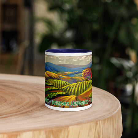 swiftharvest.net Dark Blue / 11 oz Farm Art Mug with Color Inside