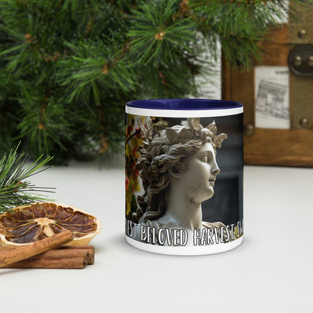 swiftharvest.net Dark Blue / 11 oz Harvest Goddess Demeter Mug with Color Inside