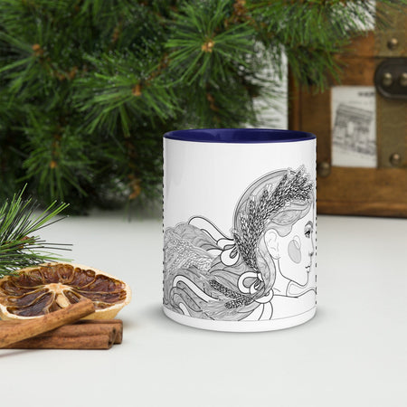 swiftharvest.net Dark Blue / 11 oz Harvest Goddess v1.4 Swift Harvest Mug with Color Inside