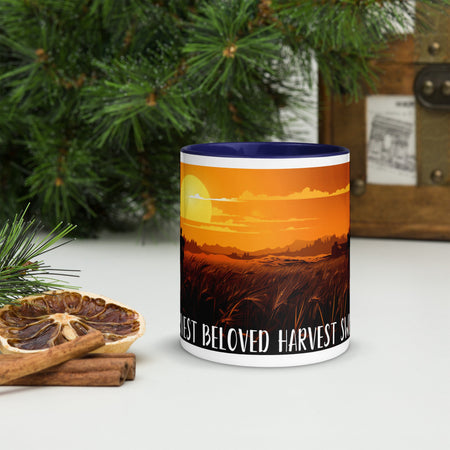 swiftharvest.net Dark Blue / 11 oz Harvest Sunset Mug with Color Inside