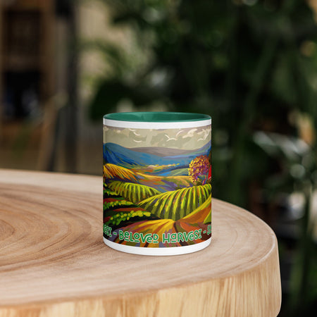 swiftharvest.net Dark green / 11 oz Farm Art Mug with Color Inside